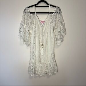 Lilly Pulitzer White Lace Dress Size M